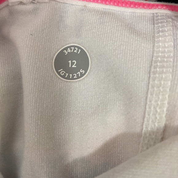 Ivivva White Racerback Tank Top with Fluorescent Words - Picture 6 of 6